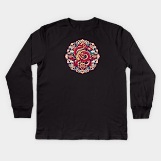 Chinese mandala chinese new year Kids Long Sleeve T-Shirt